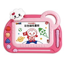 風車圖書 FOOD超人 彩色隨身磁性畫板 (粉色)