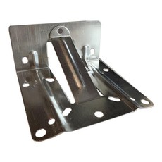 超厚不鏽鋼白鐵固定架 馬達三角架 傳統加壓機抽水機馬達架, 銀色, 1個