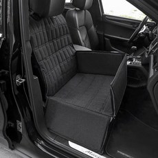 자동차 대형 가방 개집 드라이빙 강아지카시트 애완동물 펫시트 싱글 특대형, 2 블랙 컬러의 도톰한 스타일[반려동물 20근 이내용]