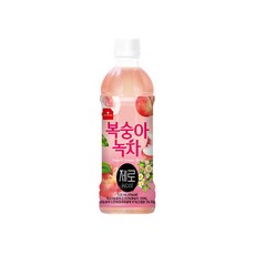 복숭아녹차제로, 500ml, 12개