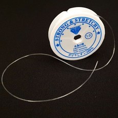 비즈 팔찌만들기 우레탄줄 투명 1mm 악세사리부자재 우레탄줄 비즈공예 비즈키링재료 비즈키링 악세사리부자재+커머스커낵트Shop, 빠른배송