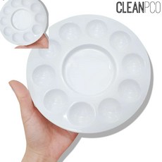 육땨 단아미 원형파레트 10칸 대 물감팔레트 그림도구 미술파레트 미니팔레트