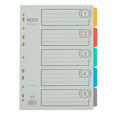 대흥)바인더인덱스 PP(i605/5분류/1SET) chl+4169zH