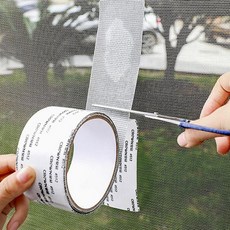 1+1 모기장 방충망 보수 수리 스티커 테이프 2m 롤, 5cm×2m, 이미지참조