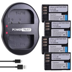 2Pcs D LI90 DLi90 Li90 배터리 akku + USB 충전기 Pentax PENTAX K 7 7D II 645D K0 z 5 645Z L, 4) 4 Battery  Set