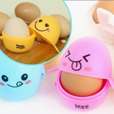 미니 계란 에그 케이스 달걀 보관하는 틀 휴대용 1한개 삶은 통 안깨지게 홀더 여행 용기 귀여운 일구, 6859개, -