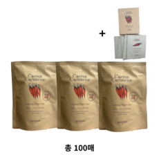 스킨푸드 캐롯 카로틴 카밍 워터 패드 30매 x 3 + 10매 총 100매, 4개