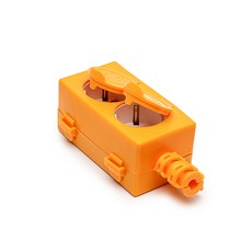 미경전기 리드선 연장선 작업선 콘센트커버, 2구, 1개