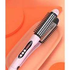 차홍 볼륨 스타일러 미용 롤 빗 스트레이트 뿌리 셀프 헤어 아이론 매직기 다기능 핑크