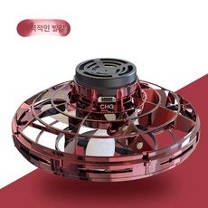 LED부메랑드론 돌아오는 리턴비행 UFO야광완구 플라잉디스크, 레드, 1개