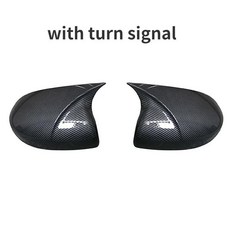 셔틀 핏 재즈 자동차 외부 윙 도어 사이드 리어뷰 미러 커버 캡 리드, 2. high profile carbon, 1개