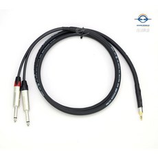 Pro Co ACCULINK AC2 音源線 3.5mm立體轉6.3mm單音, 1個, 1.5米