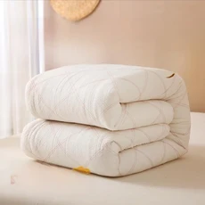 두꺼운 0파운드 가정용 면 이불 학생 기숙사 싱글 따뜻한 침구 커버 패턴 그리드 겨울, 02 1.5kg (얇은 여름 스타일), 02 150200센티미터