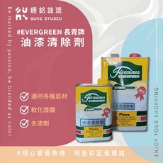 【順銘】EVERGREEN長青油漆清除劑 - 強效去漆 輕鬆恢復表面原貌, 1個, 立裝