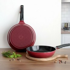 주방 인테리어 인덕션 프라이팬 궁중팬 볶음팬, 1개, 라체나 프라이팬 22cm, 상세페이지 참조