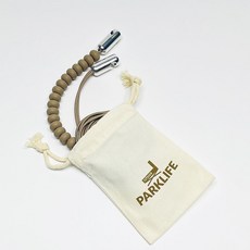 파크라이프 감성 캠핑 데이지 체인 캠핑빨래줄 행잉라인 클로스라인 핸드 메이드 4종, 3.5m+16개, 텍티컬 카키