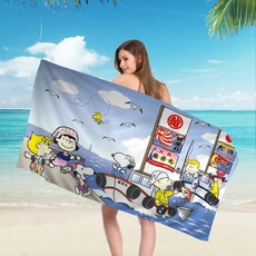 애니메이션 비치 수영 타올 흡 수건 선물 여행 캠핑 체육관