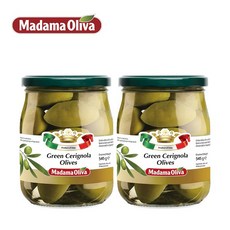 마다마올리바 그린 체리놀라 올리브 320g X 2병, 350g, 2개