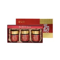 직영 대동고려삼 6년근 발효홍삼 함유 활기찬 홍삼정 100g x 3병 (1박스), 1박스