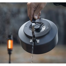 알루미늄 소재 캠핑용 가벼운 주전자