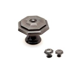 옷장문고리 장농손잡이 이중 팔각 은착 1구 가구손잡이 32mm