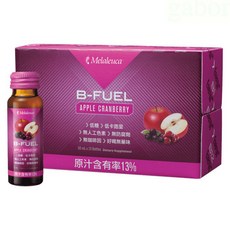 Melaleuca B-FUEL 蘋果蔓越莓口味B群補給飲, 1個, B群補給飲蘋果蔓越莓口味50ml10瓶