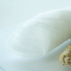패브릭몰 노방 오간자 크리스탈 원단 무지 대형사이즈 한복 시스루촬영 패티코트, 아이보리, 1개