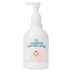 베이비스탠다드 페이스 앤 바디 모이스처 아기 올인원 로션 무향 유아 보습, 1개, 330ml