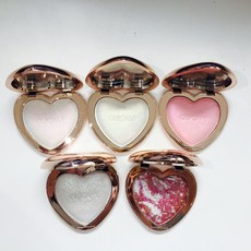 DR精選美妝平價店Guicami心形球高光提亮修容一體盤閃粉土豆泥五花肉腮紅身體, 1個, 1#鑽石高光（蕾哈娜款）