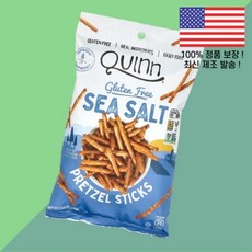 퀸 스낵 프레첼 스틱 바다 소금 5.6온스 159g Quinn Snacks Pretzel Sticks Sea Salt 5.6oz, 퀸 스낵 프레첼 스틱 바다 소금 5.6온스 159g Q