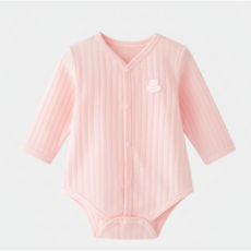 럭셔리베이비 아기 긴팔 메쉬 풀스냅 바디수트 순면 바디슈트 신생아 배냇수트 태열 아기옷