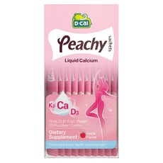 디칼 디칼 피치 리퀴드 칼슘 K2+Ca+D3 사과맛 20개입, 1개, 360ml