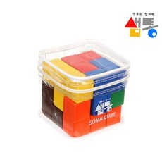 샘통 칼라원목 소마큐브(PVC케이스), 본상품선택, 1개