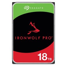 Seagate希捷 那嘶狼IronWolf Pro 18TB NAS硬碟 彩盒裝公司貨 ST18000NT001, nas專用