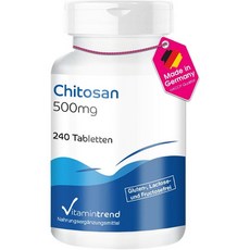 독일 비타민트랜드 Vitamintrend Chitosan 키토산 500mg, 4개, 240정
