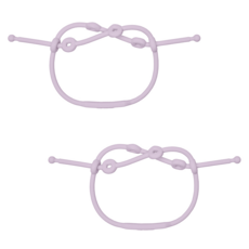 모슈아 시리얼 멀티 스트랩, 2개, 라벤더퍼플, 원형타입