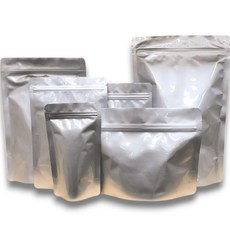 바이올팩키지 은박 알루미늄 스탠딩 지퍼백 60매입 100매입, 대(L), 100개, 1개