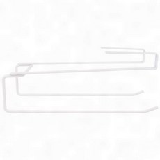 문틈타올홀더 걸이 씽크대 다용도 2구 행주걸이, 1개, 화이트