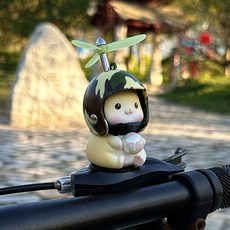 자전거 전기자전거 오토바이 액세서리 차량용 장식품, 1개, 노란색 스티커 D타입