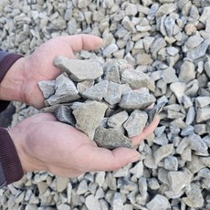 [ 25kg ] 프리미엄 파쇄석 자갈 고급파쇄석 [With보도블럭] 원예 가드닝 인테리어 홈테리어 마당 정원 화단, 20kg, 1개