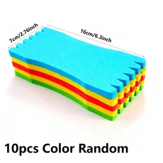 BESPORTBLE 10pcs 낚싯줄 스풀 낚시 폼 원형 와인딩 접시 스넬 리더 리그(랜덤 색상)