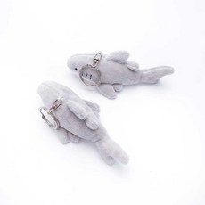 상어 인형 키링 악세사리 부자재, 단품, 1개