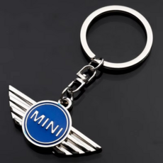 지고틱 MINI Cooper 미니쿠퍼 호환 시그니처 키링, 블루, 1개