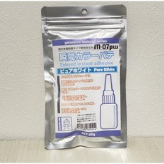 《GTS》Gaianotes 蓋亞 M-07pw 即時彩色純白瞬間接著劑 (20g) - 模型膠水, 1個