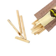 국산 편백나무 우드스틱 30pcs 앵무새 입질 장난감 카이큐 퀘이커 뉴니기아 아마존 회색, 30개