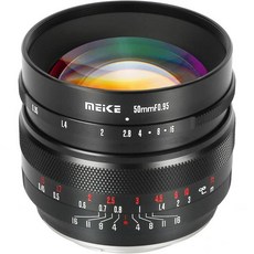 Meike 50mm F0.95 대형 조리개 광각 렌즈 수동 초점 렌즈 파나소닉 루믹스 올림푸스 M43 마운트 미러리스 카메라 GH4 GH5 GH6와 호환됩니다, MK-50mm F0.95 M43