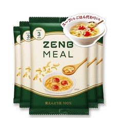 100% ZENB [콩 오트밀] 젠부미르 6식 오트밀 [당질 오프 글루텐 프리 탄수화물, 1개