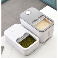 쌀통 쌀보관통 보관함, 그레이, 1개