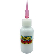 퍼니 패브릭 마카펜 검정 티셔츠용 패브릭 전용 DIY 마커, 1개, White 50ml