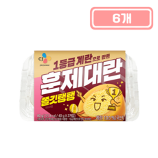 CJ 1등급 훈제대란 쫄깃탱탱 80g, 6개